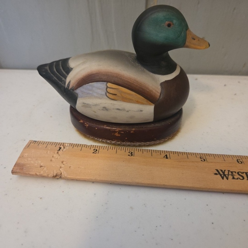 Ceramic Duck Shoe Polisher Buffer Lint Remover Vintage Man Cave Barbershop Decor - Picture 13 of 14